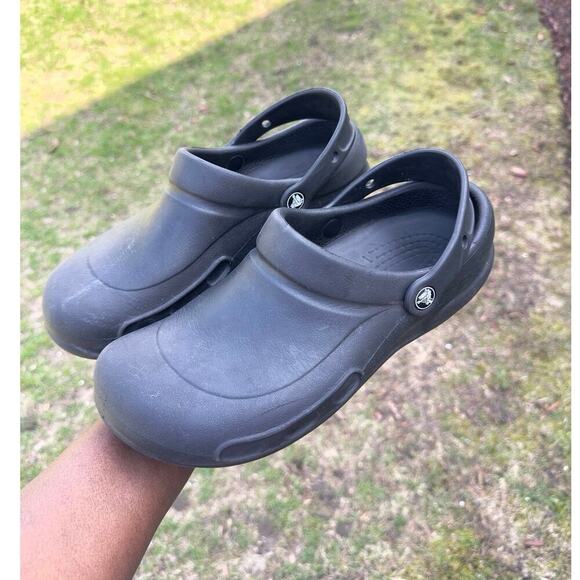 Crocs Bistro Adult Unisex‎ Work Clogs Size M8 W 10 Black Shoes - Picture 9 of 13